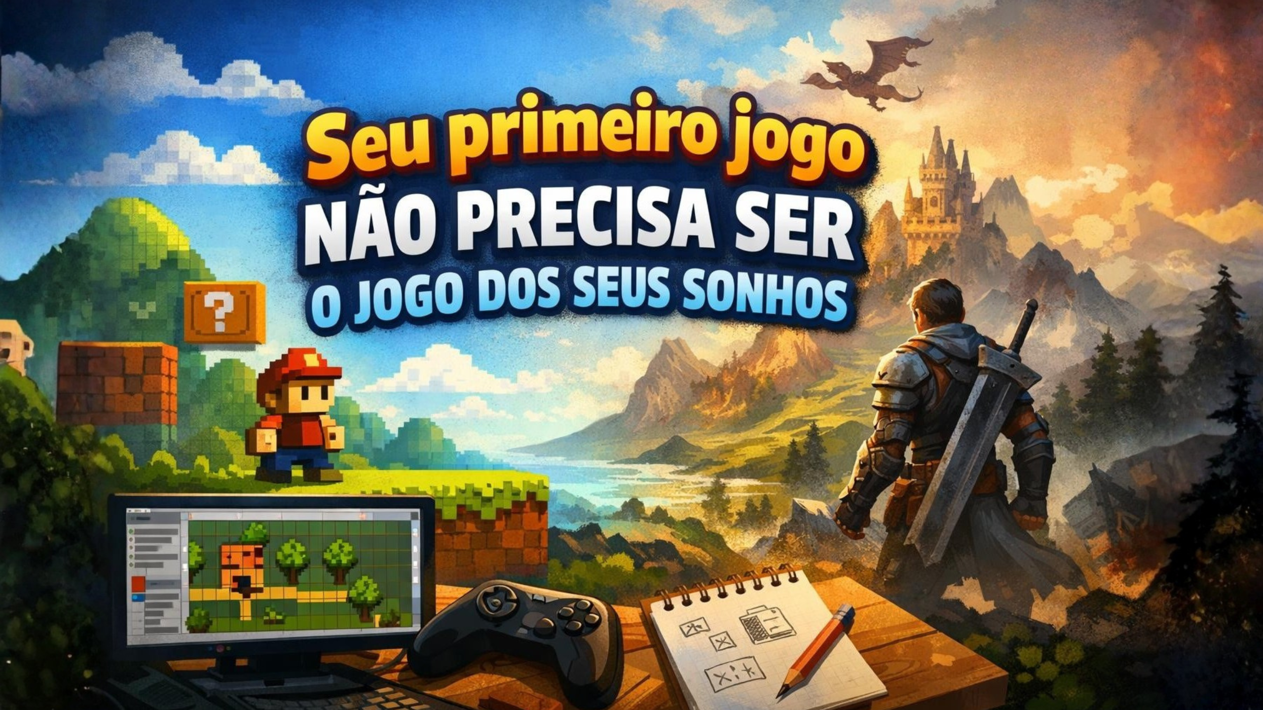 Por que seu primeiro jogo não deve ser o projeto dos seus sonhos